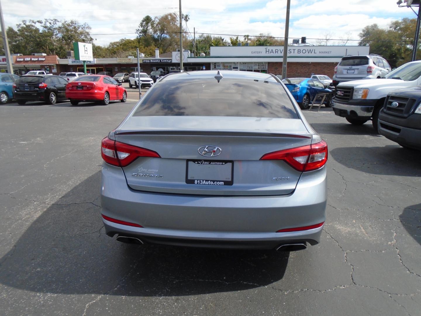 2016 Hyundai Sonata Sport (5NPE34AF1GH) with an 2.4L L4 DOHC 16V engine, 6A transmission, located at 6112 N Florida Avenue, Tampa, FL, 33604, (888) 521-5131, 27.954929, -82.459534 - Photo#5